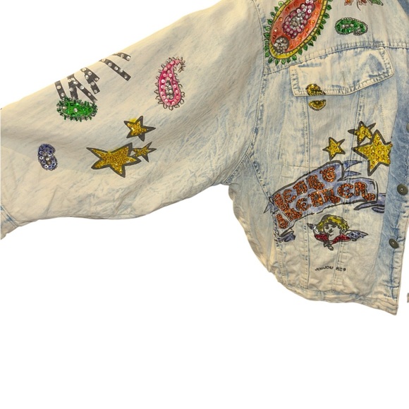 Vintage JouJou Heartbreaker Wearable Mod Art Jacket - Picture 5 of 8